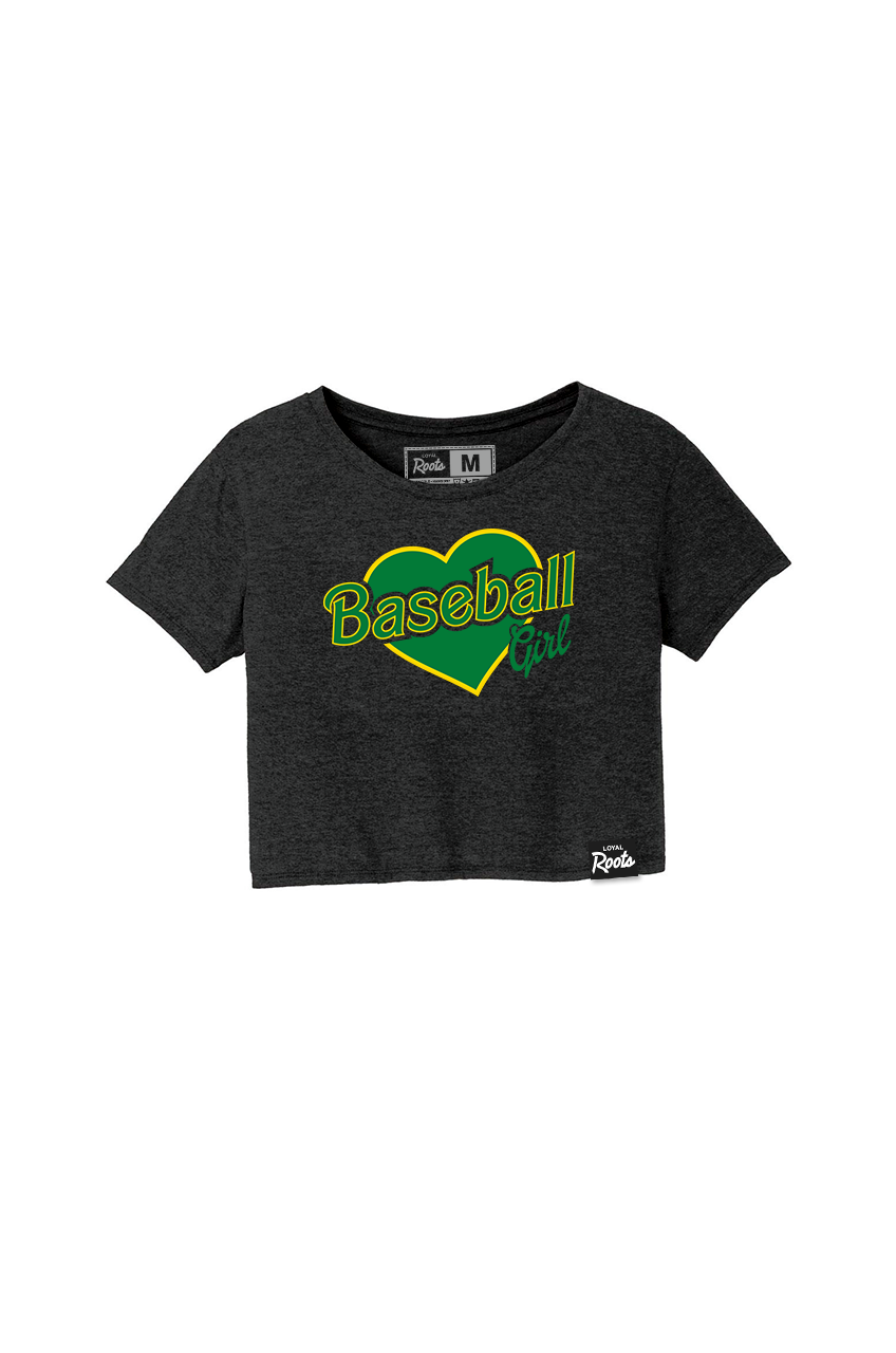 Baseball Girl OAK (Women's Crop Top)