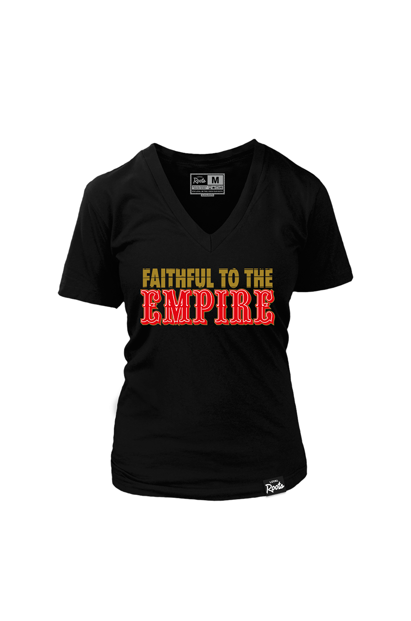 Faithful to the Empire (Women's V-Neck)
