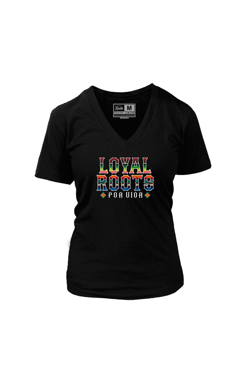 Loyal Roots Por Vida (Women's V-Neck)