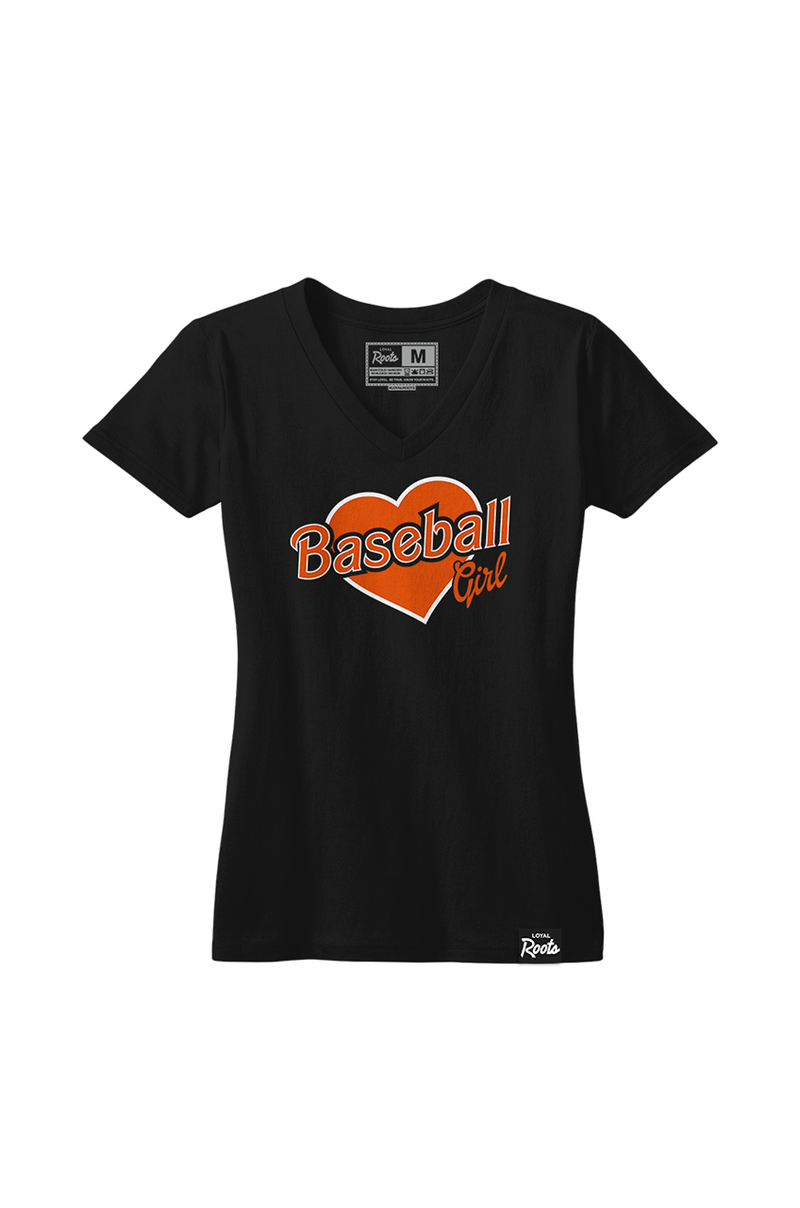 Baseball Girl SF (Women's V-Neck)
